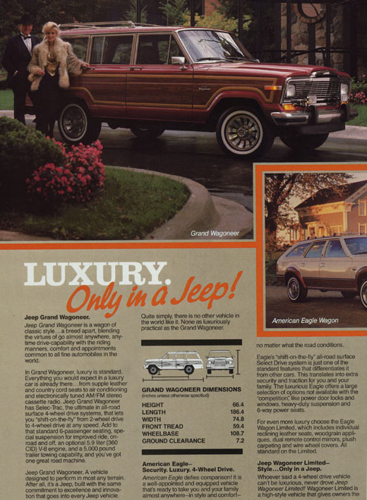1985 Jeep Brochure Page 6